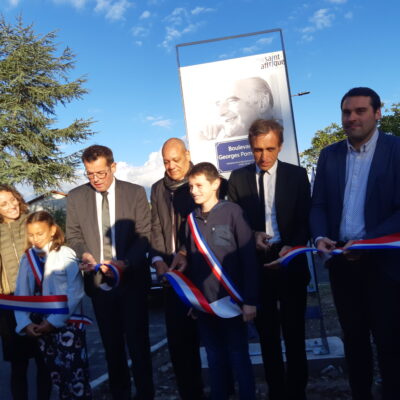 Les travaux de l’avenue des cazes terminés, inauguration du boulevard Georges Pompidou