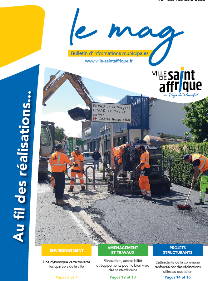 Le Mag municipal « Au fil des réalisations… » toujours disponible pour les sujets d&rsquo;actualité
