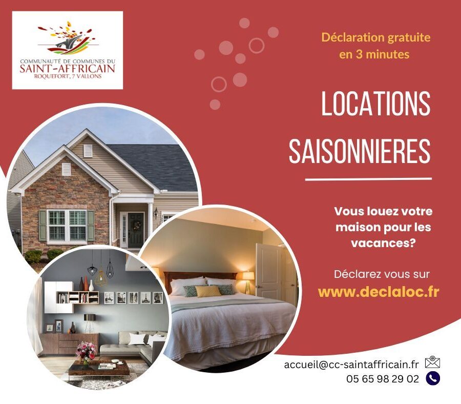 Locations saisonnières : déclaration gratuite en 3mn