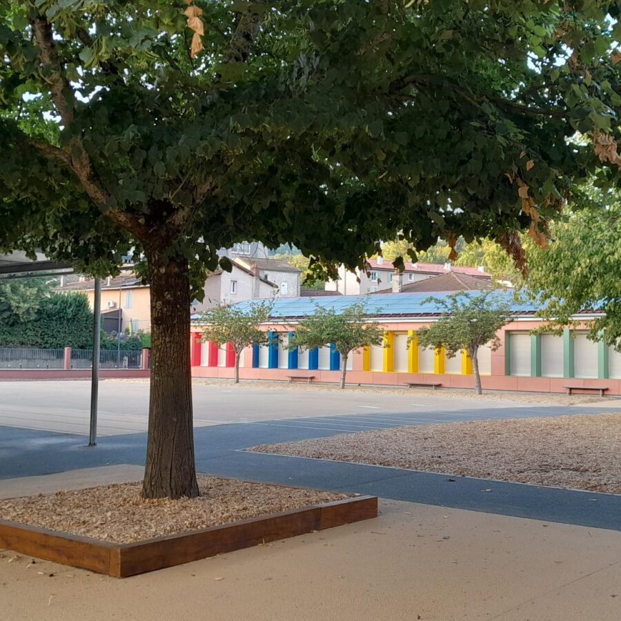 Travaux : la cour de l&rsquo;école Blanchard se refait une beauté