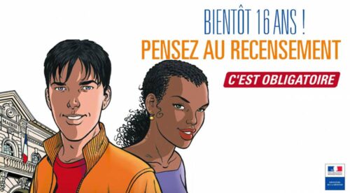 Recensement citoyen : à 16 ans, pensez-y !