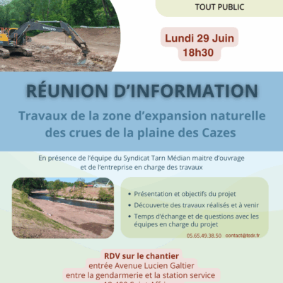 Réunion d’information sur la zone d’expansion des crues