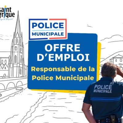 Offre d’emploi : Responsable de la Police Municipale (H/F)