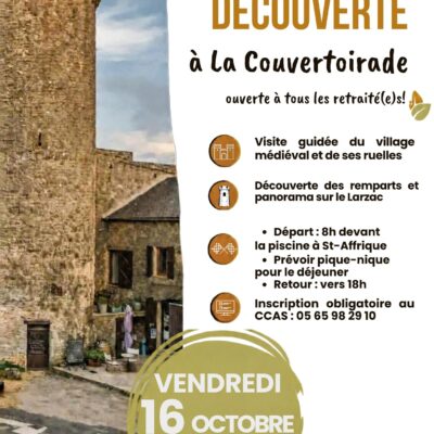 Retraités : journée à La Couvertoirade avec le CCAS